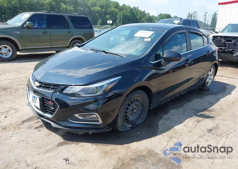 2017 Chevrolet Cruze Lt Manual из США, поврежденный, VIN 3G1BD6SM9HS546812